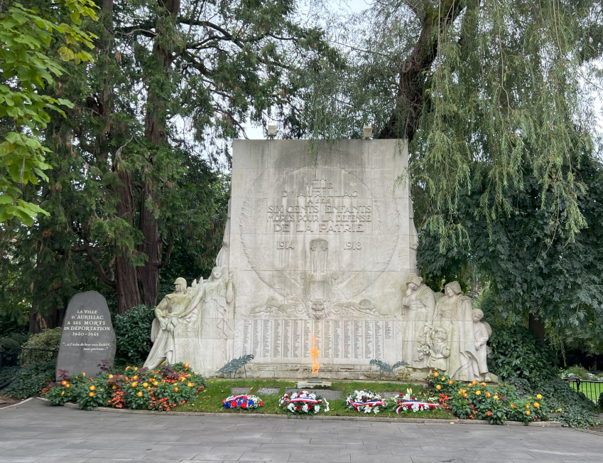 Monument aux morts du square Vermenouze